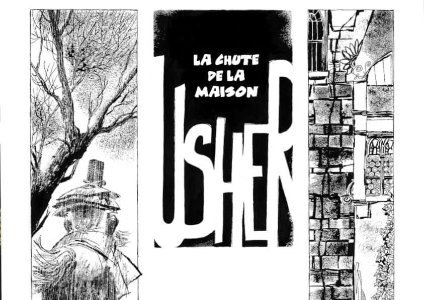 Symétrie d'une hantise : à propos de deux planches de "La Chute de la Maison Usher" de Dino Battaglia
