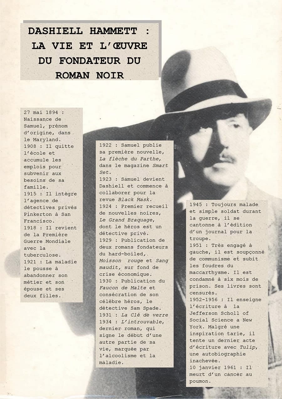 Dashiell Hammett, une œuvre au noir