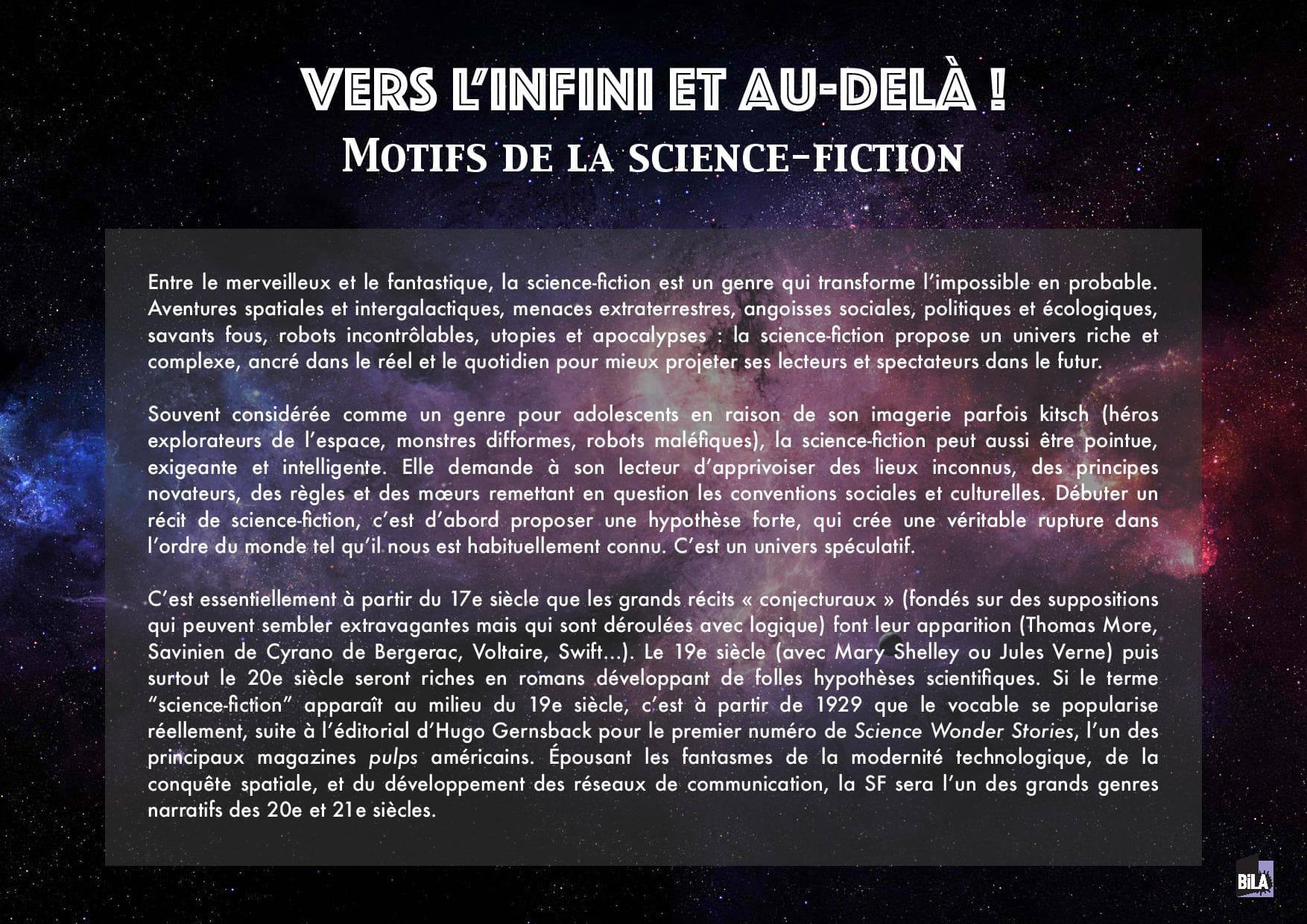 Motifs de la science-fiction