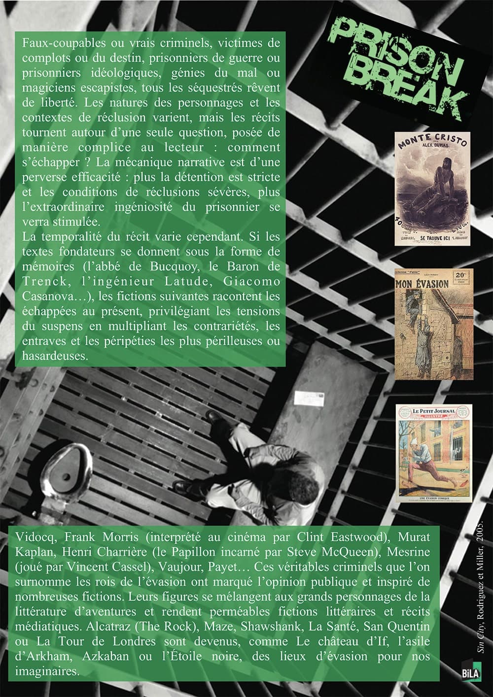 Prison Break, les récits d'évasion